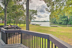 Serene Lakefront Home with Grills and Boat Dock!